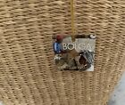 New Bolga Basket  Crafted In Ghana  Wood Decorative Handle  Great For Shopping 