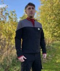Star Trek First Contact Ds9 Starfleet Uniform Picard Sisko Jacket Costume Cpt