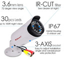 I Smart High Surveillance System Home Security  8 Ch   W  4 Cameras   500gb Hd