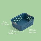  Plastic Storage Basket  6-pack  Medium  Shelf Basket Storage Organizer For 