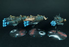 Battlefleet Gothic Alternative Grand Cruisers   Inquisition Cruiser Painted