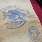 Vintage American National Bank Deposit Draw String Bag First National Bank Eagle