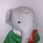Babar The Elephant 19  Plush Vintage Eden 1977 W o Crown Stuffed Animal