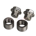2 Pcs 02 Oxygen Sensor Weld Bung Nut 304 Stainless M18 X 1 5 Nut Recess Bung