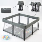 New Foldable Baby Playpen 50x50 Portable Play Yard Indoor Outdoor With Carry Bag