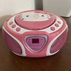Hello Kitty Cd Player Boombox Radio Am fm Model Kt2025 Led Missing Antenna Works