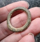 Celtic Ring Proto Money Ancient Currency Bronze 29mm Antique Detecting Find  36 