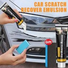 Car Scratch Remover Repair Compound Paint Polish Kit W  Sponge Auto Care