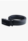New Men s Leather Belt Strap With Automatic Lock Black Buckle Fashion Belts