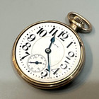 Elgin Father Time Size16   21 Jewels Gold Filled Pocket Watch Circa 1918