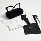 New Gucci Gg1567o 001 Black gold Butterfly Authentic Eyeglasses - 52