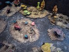 Warhammer 40k old World Terrain- Alien chaos Plants-painted Ready For The Table