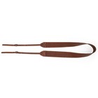 Camera Shoulder Strap Neck Strap Adjustable Brown Premium Leather For Dslr Slr