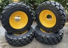 4-heavy Duty 10-16 5 Sks-7 Skid Steer Tires rims wheels For New Holland-12ply