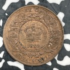 1862 Nova Scotia Large Cent Lot jm1529 Nice  Key Date 