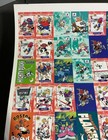 Jim Henson Muppets Take The Ice 100-card Uncut Sheet Cardz 1994 28x35 Nhl Hockey