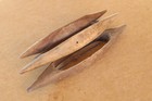 Weaving Loom Antique Boat Shuttles Vintage Decoration Signed Farmhouse 19th
