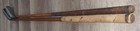2 Antique Vintage 1920s Hickory Wood Shaft Alum Head Golf Putters Spalding Mills
