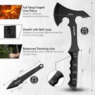 Full Tang Axe Throwing Tomahawks Set   Throwing Hatchet   Axe Set With Sheaths