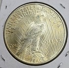 1925-p Peace Us Silver Dollar - 90  Silver - Philadelphia Mint  Original Pics