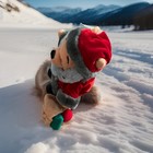 Disney Store Winnie The Pooh Santa Suit Bean Bag 8    Plush