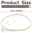 Replacement Belt For Cooks 2113  Sensio 83022 Meat Slicer New  W