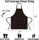 12 Pack Black Bib Aprons With Pockets - Machine Washable For All Uses