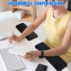 L-shaped Desk Elbow Pad   arm Rest For Desk 2-piece Ergonomic Wrist Rest With N   