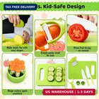 7 Pcs Kids Knife Set For Real Cooking  Toddler Cooking Set Montessori With Recip