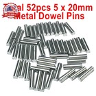 52pcs 5mm X 20mm Dowel Pins Metal Dowel Pins M5 5mm Shelf Pegs support Shelves 5