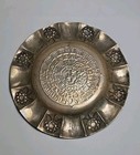 Aztec Calendar Sterling Silver Tray 34 0 Grams Mexico 3 75in  705