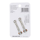 Scunci Effortless Beauty Hair Barrettes  Colors Will Vary  2-pieces