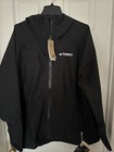Adidas Men   s Xl Terrex Xperior Gore-tex Paclite Rain Jacket Black Hn2906 New