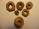 Natural Hagstone Collection     6 Pieces     Naturally Holed Stones     Protection