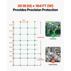 Uimoso Electric Netting Fence Kit Sheep Fencing 35 h X 164 l With Posts Spikes