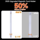 Ultra-thin 25 50 100 150 200 400 Pack One Touch Magnetic Card Holder  35pt Cards