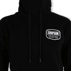 Simpson Racing 44109xl Original Logo Hoodie - Adult Xl - Black - Each