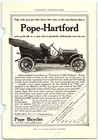 1908 Pope-hartford Automobile Pope Bicycles Conn  Print Advertisement Z1811