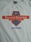 Palace Station Hotel Casino Shirt Men  Size Xl White Las Vegas Spell Out Shirt