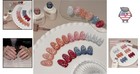 At-home Nail Art Gel Set  6 Reflective Glitter Polishes For Beautiful Manicures