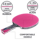 Ping Pong Paddle With Killer Spin   Case For Free - Professional Table Tennis   
