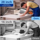 10x Magnifying Lamp With Light   Clamp - Led Desk Magnifier For Crafts