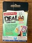Monopoly Deal Card Game Fun Fast Dealing Every Card Counts Game Hasbro 2008 New