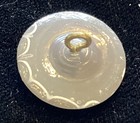 Antique Nailsea Grey   Gray Glass Swirlback Button