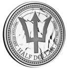 2024 1 Oz Silver Coin - Barbados Trident  9999 Silver  bu  Proof-like  a437