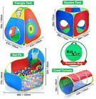 Hide N Side 6pc Kids Ball Pit Basketball Tent Tunnel Toy W  Bag  Free Shipping  