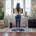 Jumpsport S-21466-00 Wurf Board Standing Desk Anti-fatigue Mat  Maui Ocean Blue