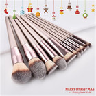 10pcs Makeup Brush Set     Face   Eye Brushes With Bag  Professional Kit