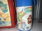 Vintage Aladdin Care Bears Red Plastic Lunch Box 1983 W  Thermos See Description