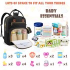 Baby Diaper Bag Backpack  Travel Diaper Bags For Baby Girl Boy Large Capacity   